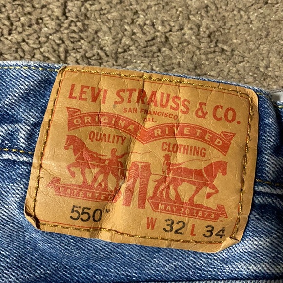 Mens Levi jeans , W 32, L 34 - Picture 3 of 7